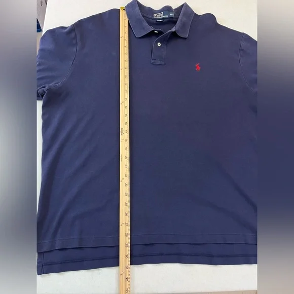 Polo Ralph Lauren Men’s Classic Navy Blue 100% Cotton Polo. Size 2XL - Picture 5 of 9